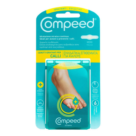 Compeed apósitos hidratantes para callos 6 pies