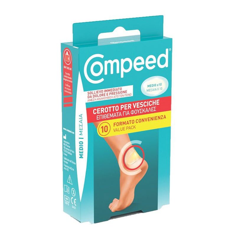 Compeed apósitos ampolla medianos 10 piezas