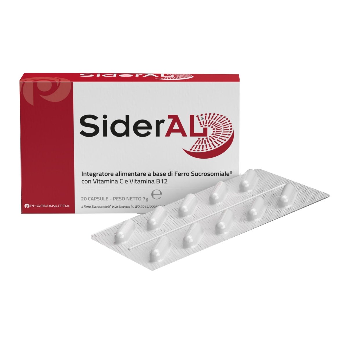 Sideral 20 capsules iron supplement