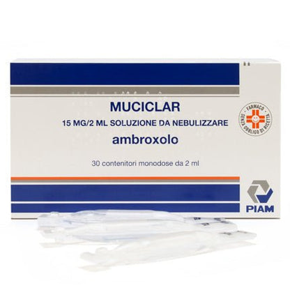 Muciclar 15 mg/2 ml 30×2 ml solution à nébuliser