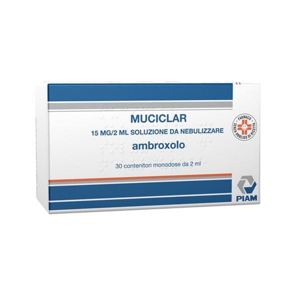 Muciclar 15 mg/2 ml 30x2 ml soluzione da nebulizzare - MINSAN 025009097