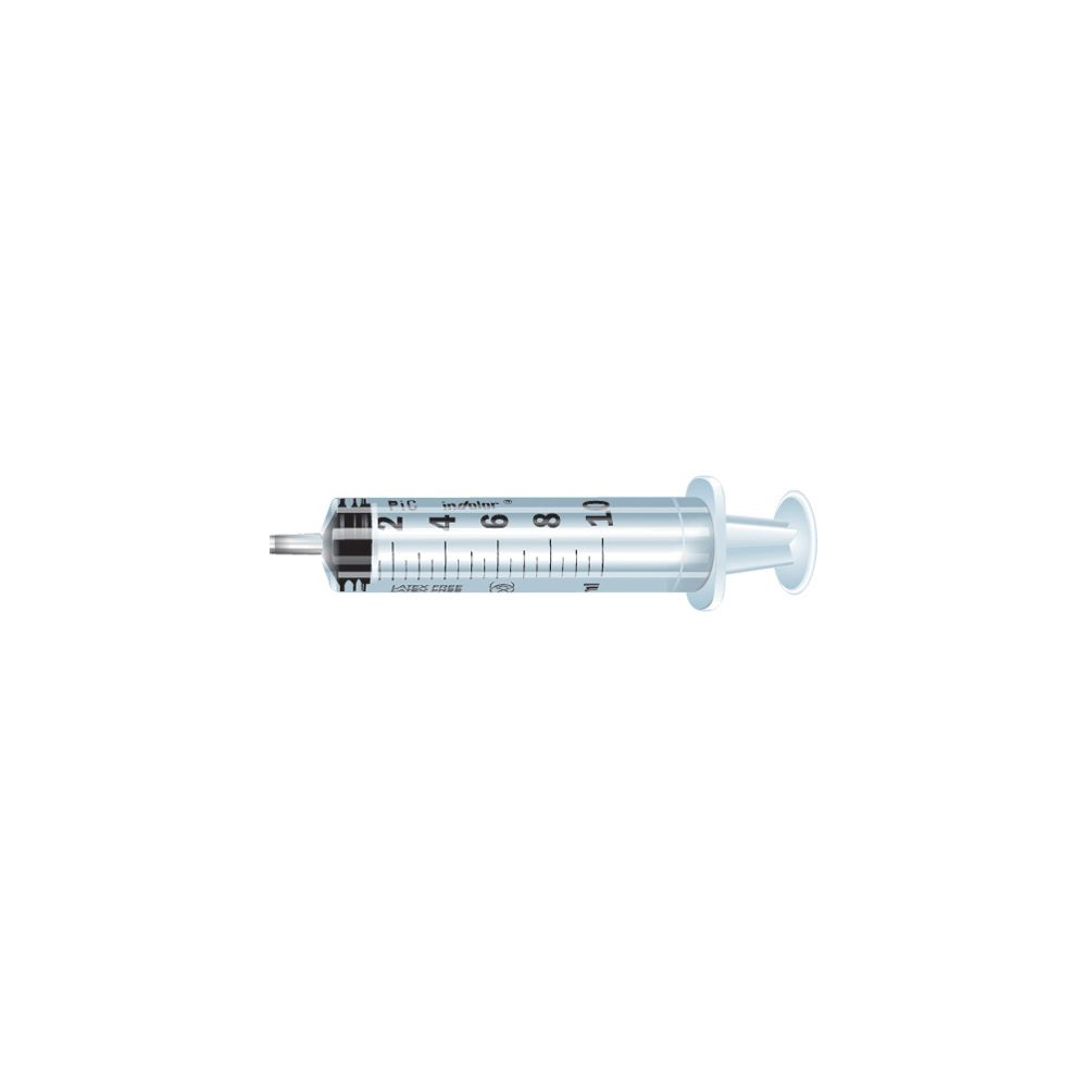 Pic Solution Siringa Indolor 10 ml Senza Ago, Sterile Monouso