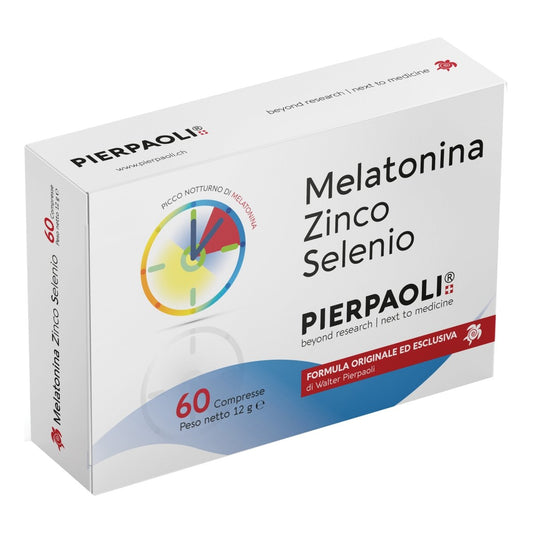 Melatonin Zn‑Se Pierpaoli 60 Nachttabletten