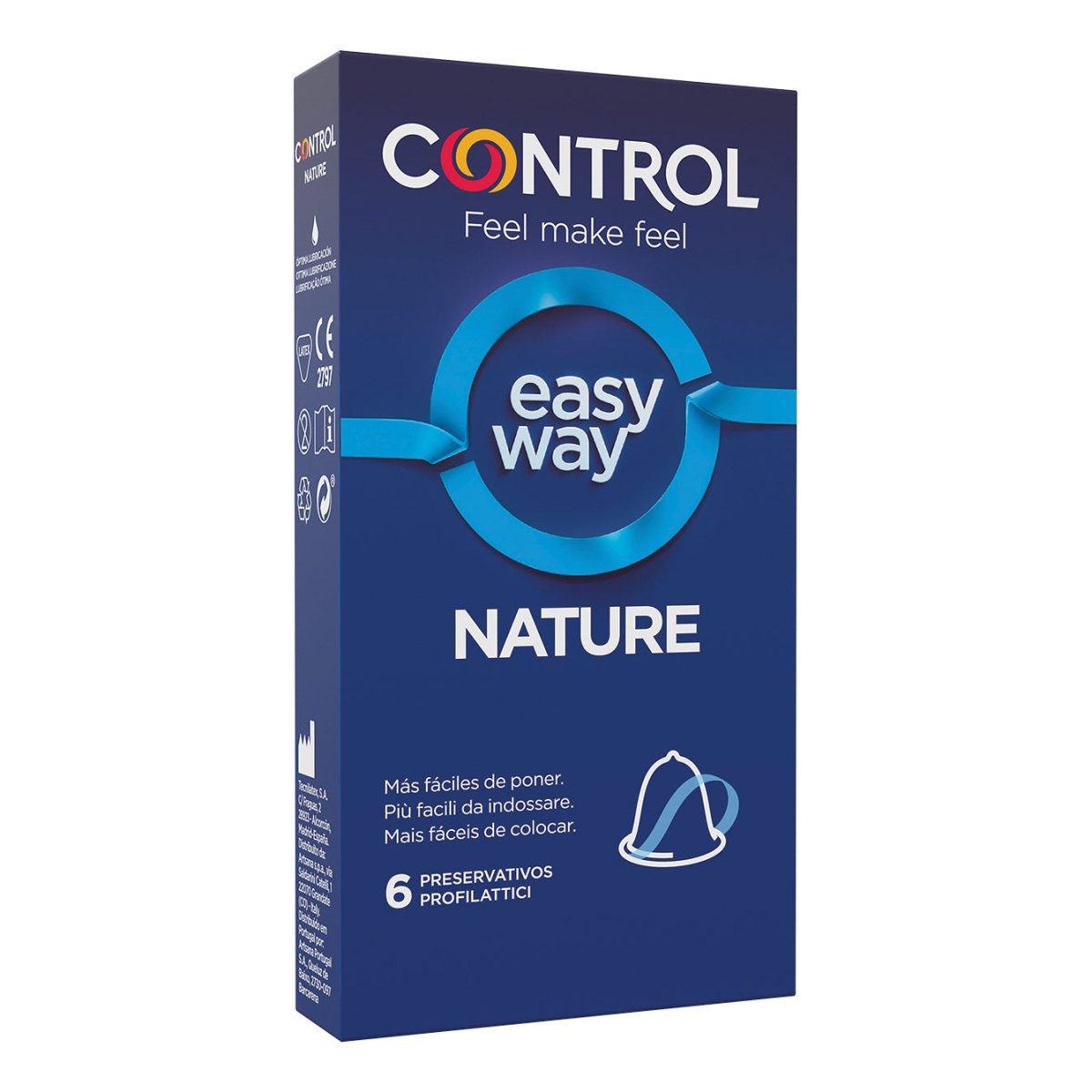 Controle Easy Way Nature 6 natuurlijke condooms
