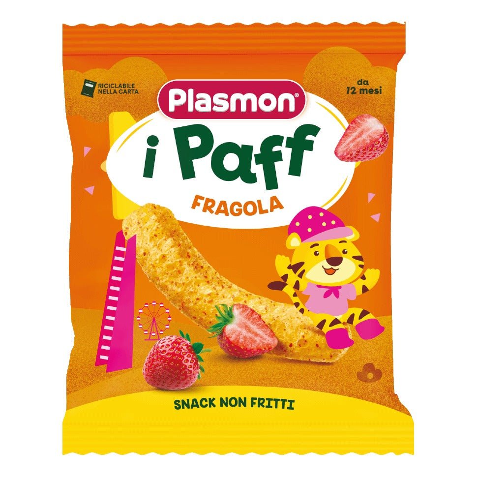 Plasmon Paff strawberry snack 15 g baby snack