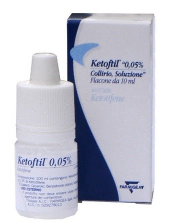 Ketoftil 0,05% 10 ml colirio solución
