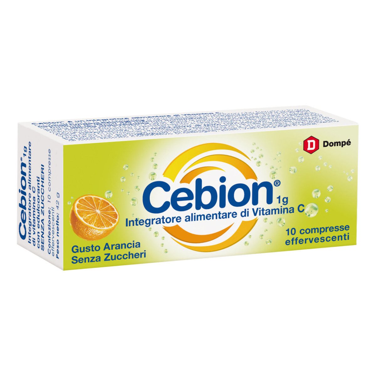 Cebion effervescente vitamina C senza zucchero 10 compresse