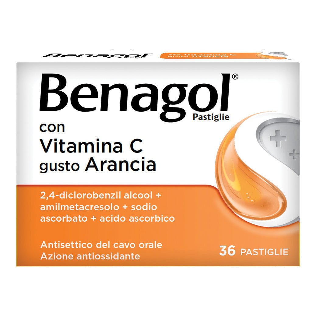 Benagol Tabletten mit Vitamin C-Orangengeschmack 36 Tabletten