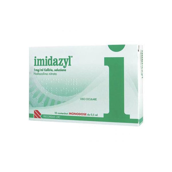 Imidazyl Collirio 10 Flaconcini Monodose 1 mg/ml - MINSAN 003410065