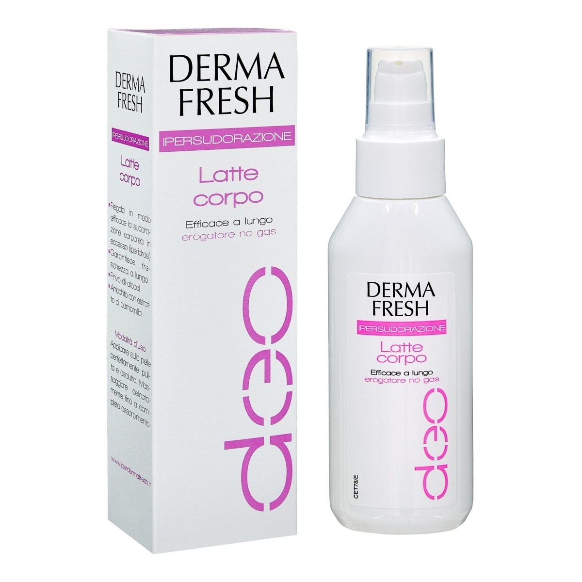 Dermafresh Hypersweating-Körpermilch, 100-ml-Flasche