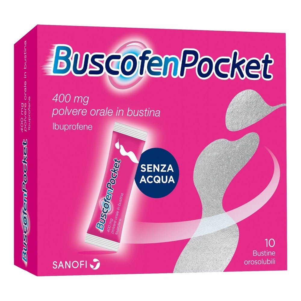 BuscofenPocket 400 mg 10 Beutel Pulver zum Einnehmen