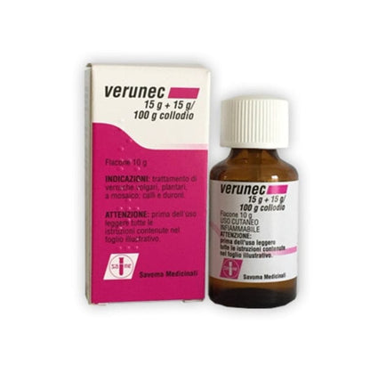 Verunec 15 g + 15 g/100 g 10 g collodio - MINSAN 034603011