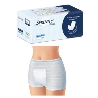 Serenity rectangular diapers with barrier 30 pieces