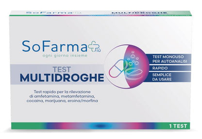 Multidrug selftest Sofarmapiù 6 substances urine