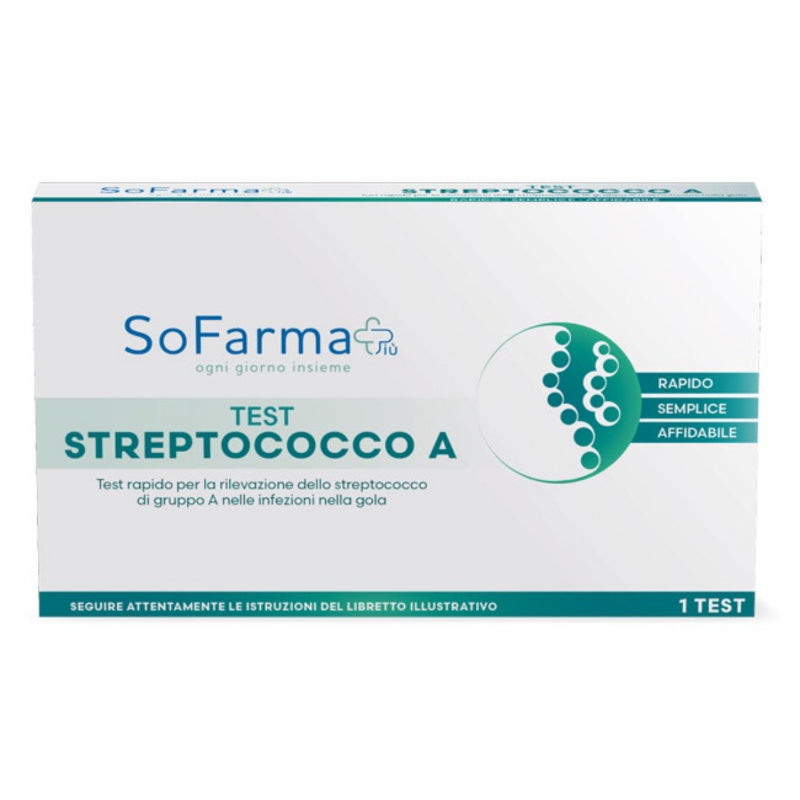 Selftest streptococco Sofarmapiu test rapido gola - MINSAN 986827881
