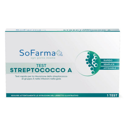 Selftest streptococco Sofarmapiu test rapido gola - MINSAN 986827881
