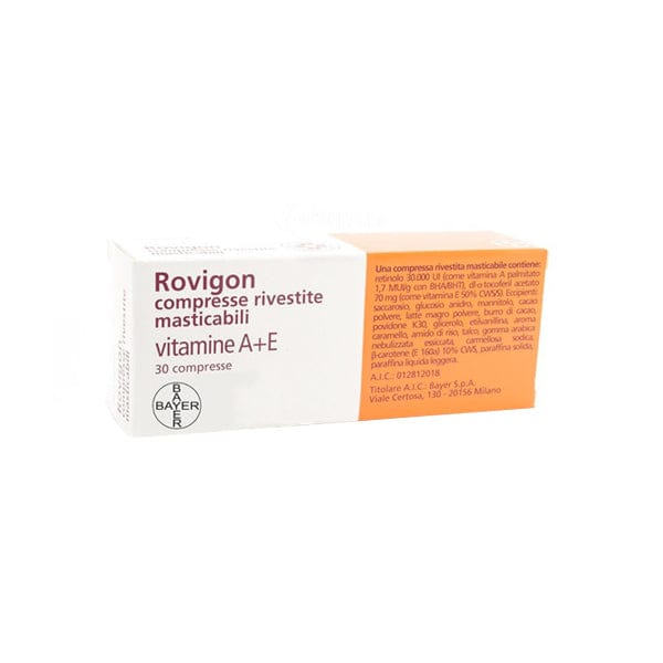 Rovigon 30 compresse rivestite masticabili - MINSAN 012812018