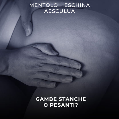 Frisches Gel. Schwere Beine