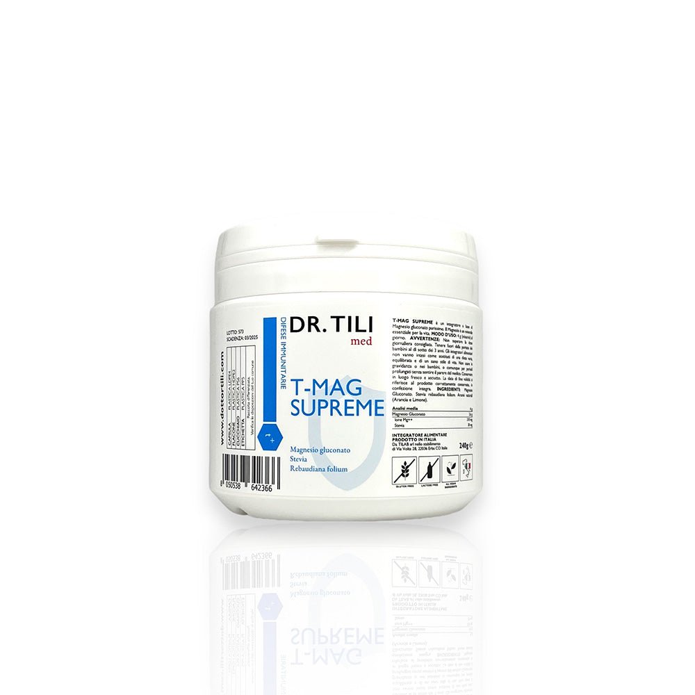 Magnesiumgluconat T-mag Supreme Pulver 240 Gr Dr.Tili