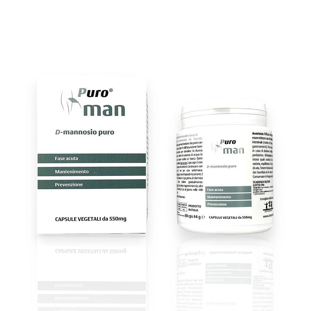 Puroman reine D-Mannose 80 Kapseln Dr.Tili