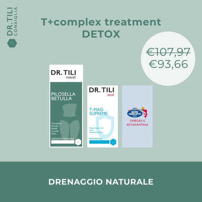 T+-Komplex-Behandlung. Natürliche Drainage