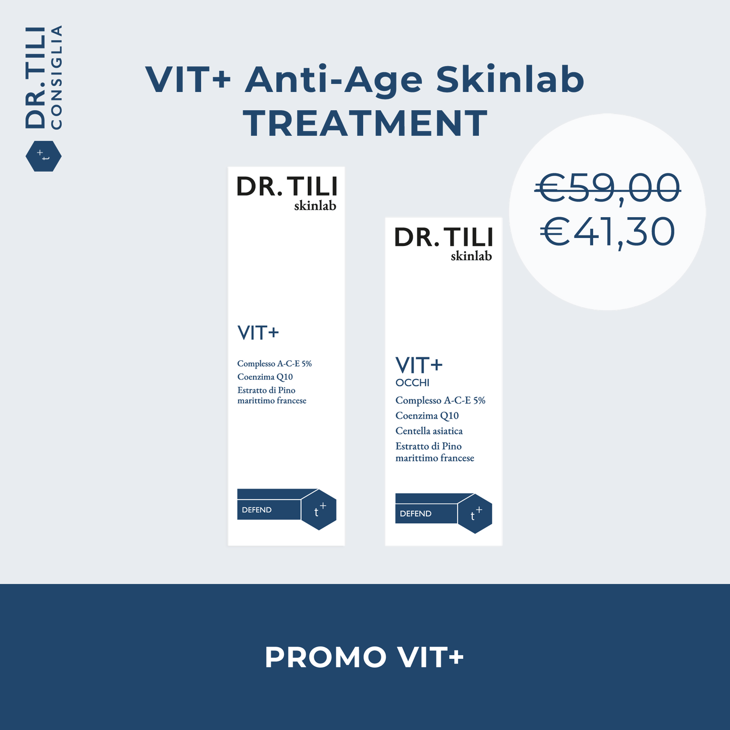 Vit+ Anti-Age Skinlab Treatment - Bundle Offer Dr.Tili