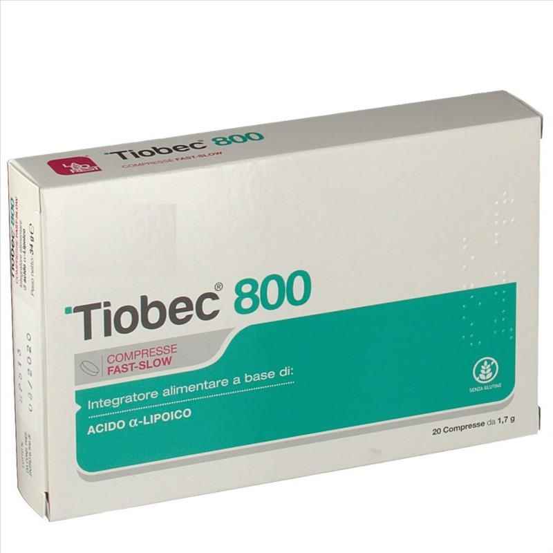Tiobec 800 20 Compresse Fast-Slow 32 g - MINSAN 931771289