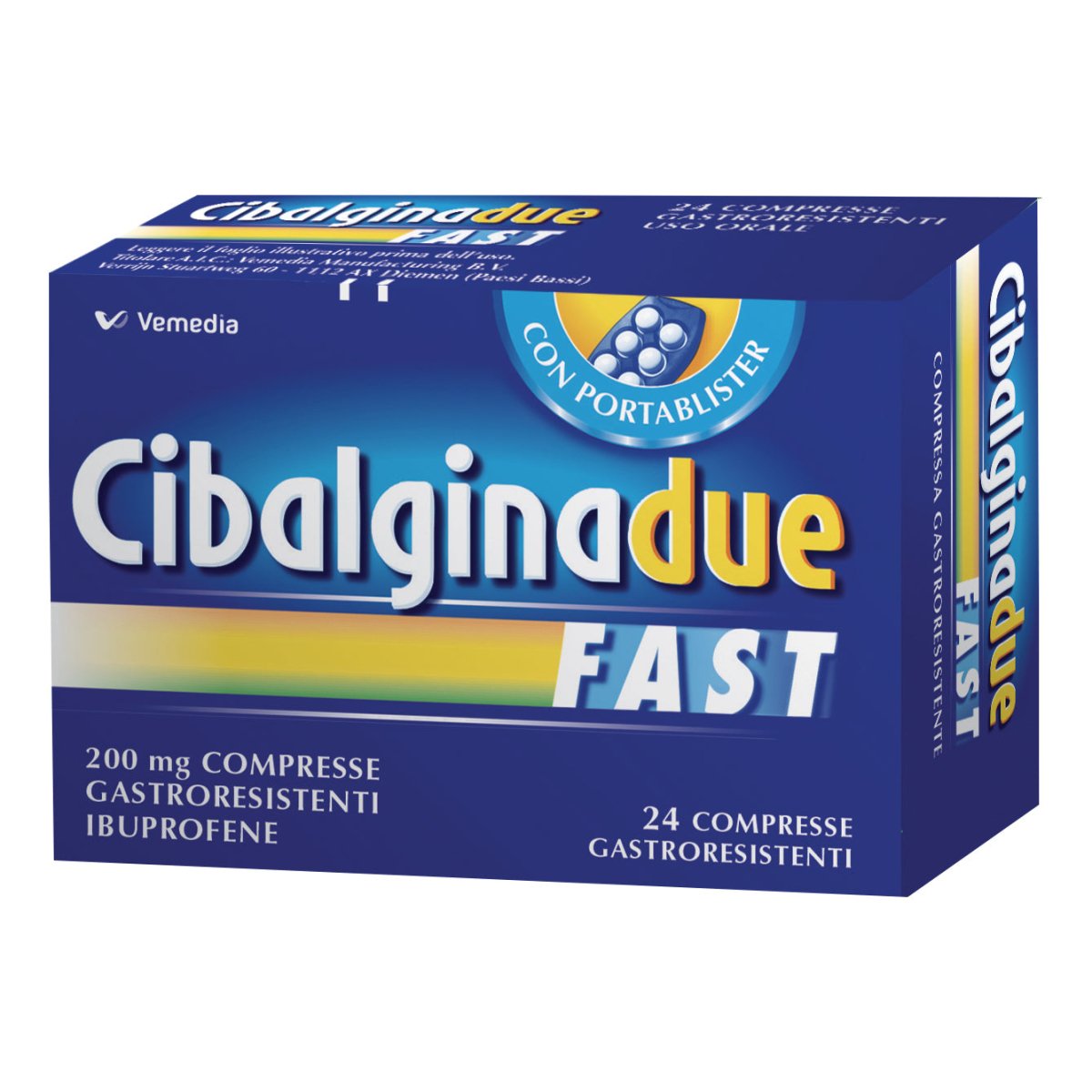 Cibalgina Due Fast 200 mg 24 magensaftresistente Tabletten