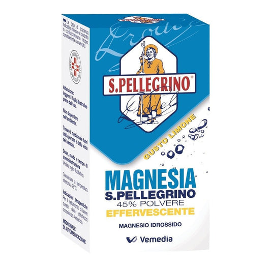 Magnesia S.Pellegrino 45 % Brausepulver mit Zitronengeschmack, 100 g