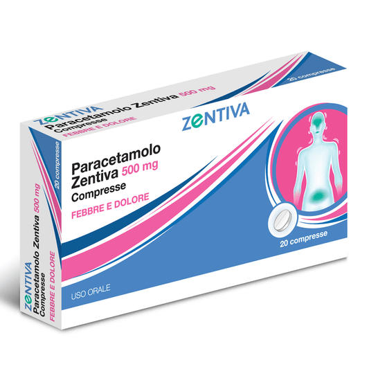 Paracetamol Zentiva 500 mg 20 Tabletten