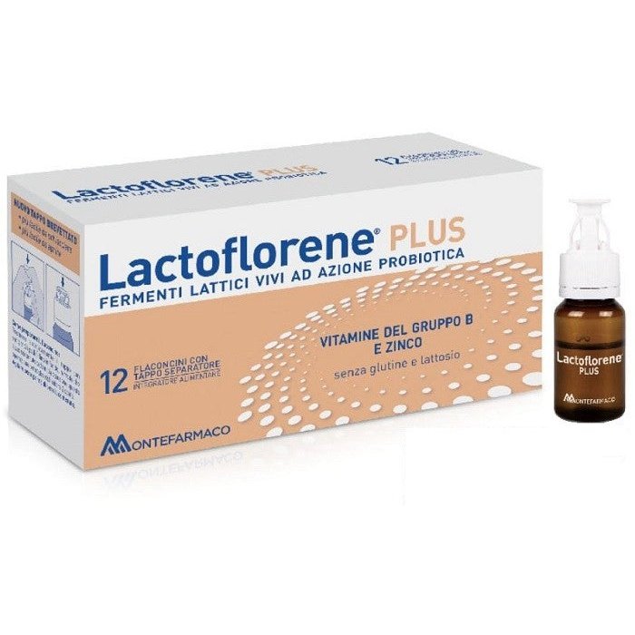 Lactoflorene Plus Fermenti Lattici Vivi 12 flaconcini 10 ml.