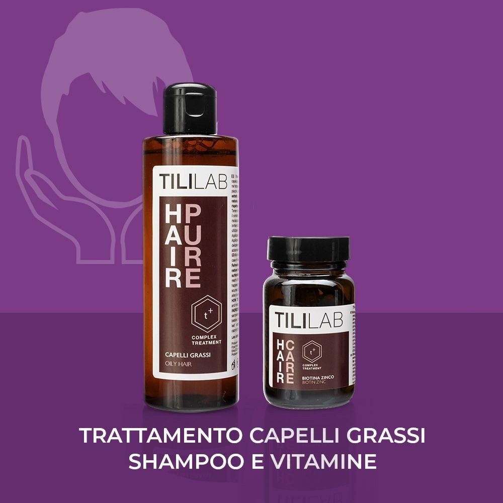 Trattamento Capelli Grassi Shampoo e Vitamine