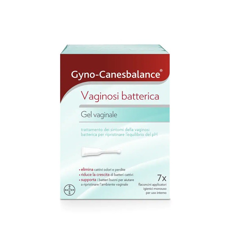 Gynocanesbalance Gel Vaginale Vaginosi Batterica 7 Flaconcini Applicatori