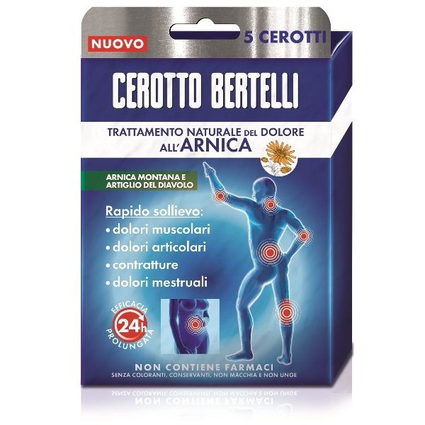Bertelli Cerotto Arnica Astuccio 5 Pezzi