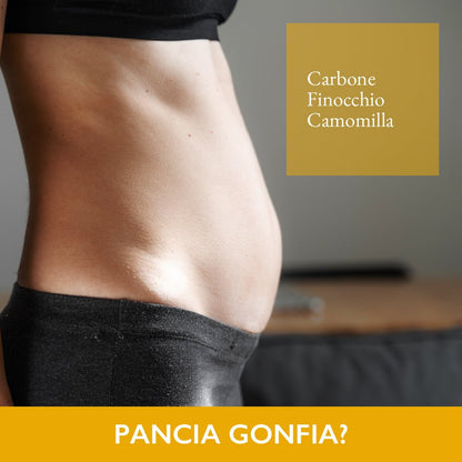 Carbone Vegetale Finocchio Camomilla Pancia piatta