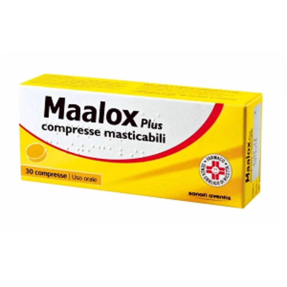 Maalox plus 30 kauwtabletten
