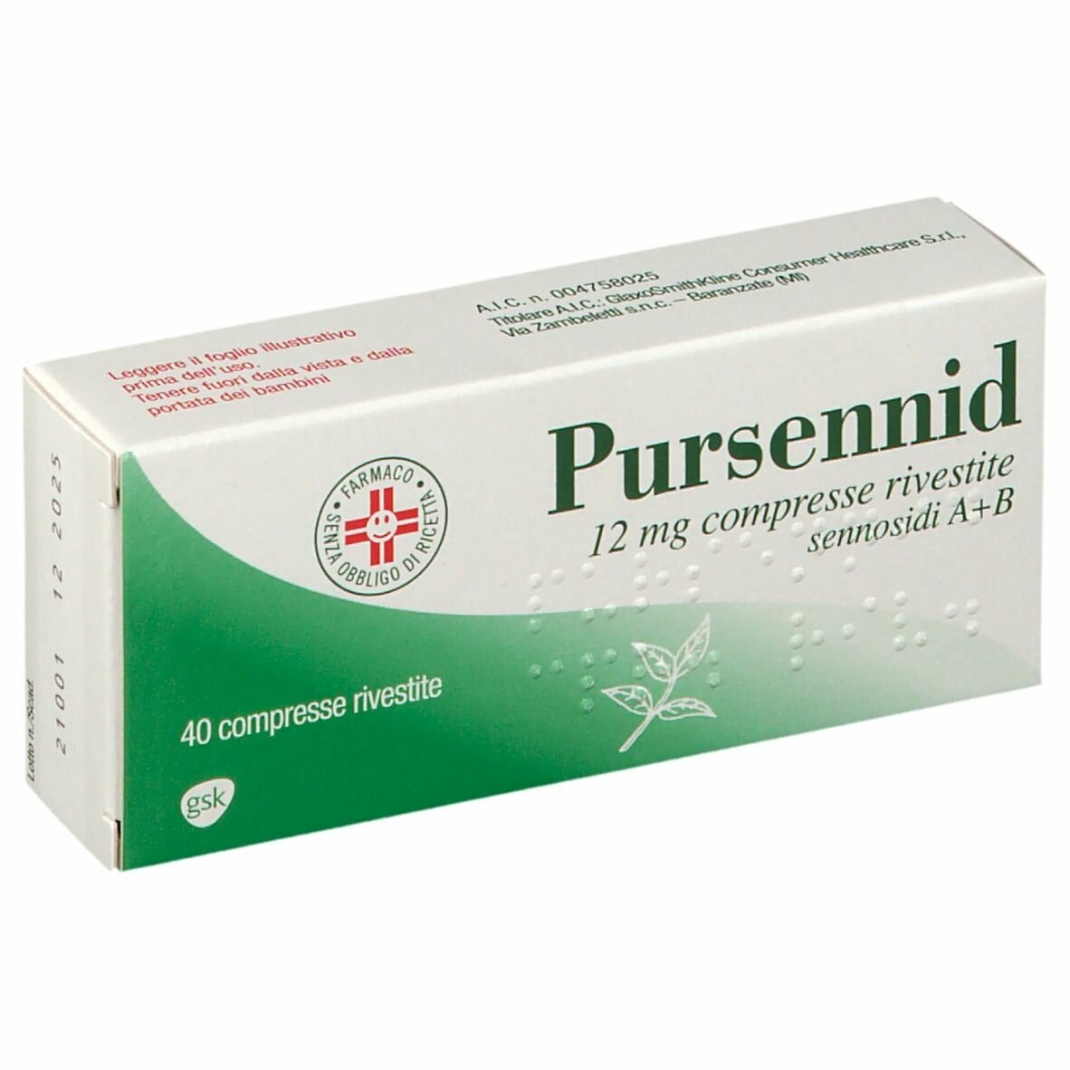Pursennid 30 Compresse Lassative 12 mg
