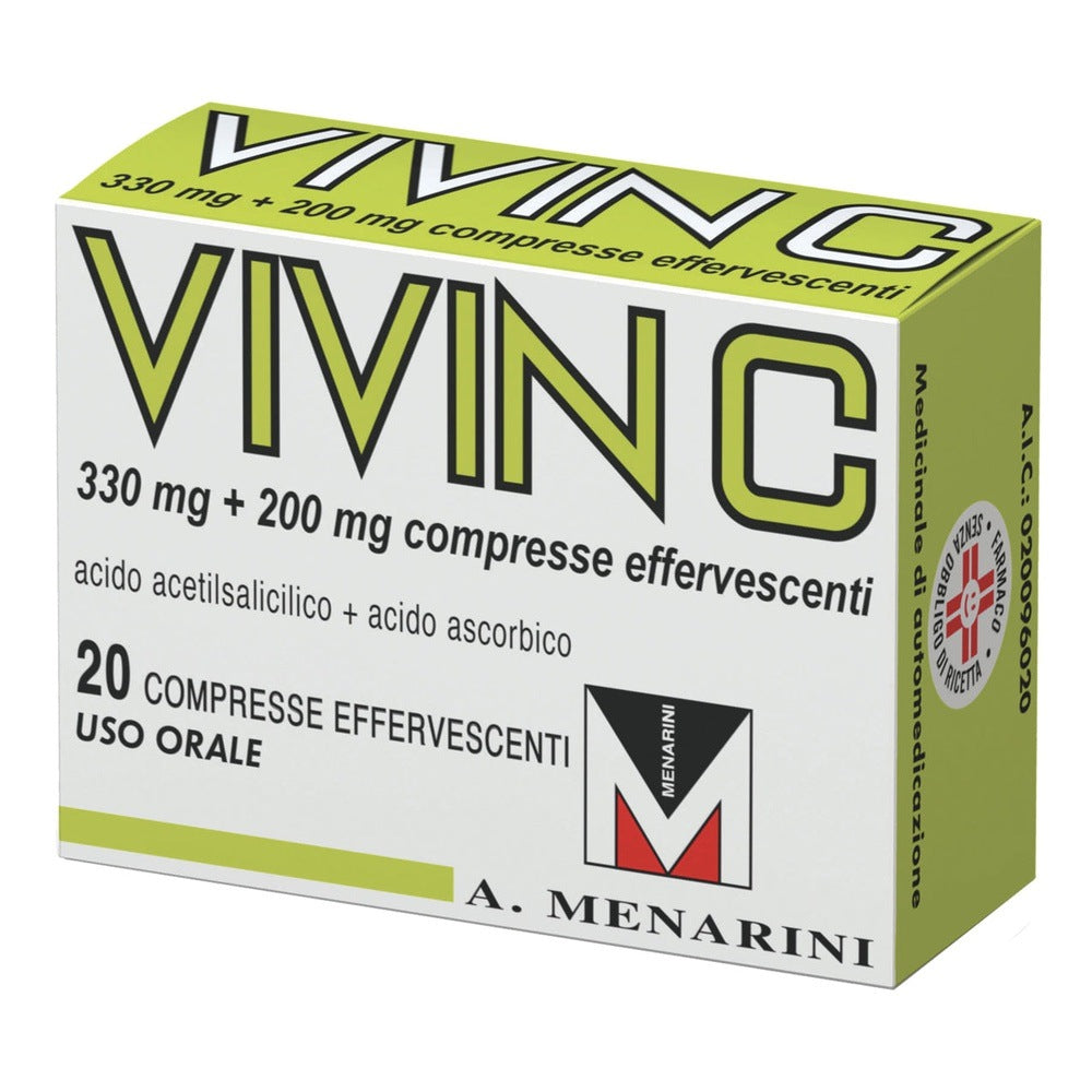 Vivin C 20 compresse effervescenti 330mg + 200mg