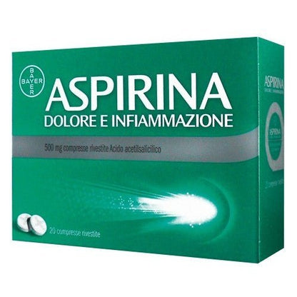 Aspirine Douleur Inflammation 20 Comprimés 500 mg