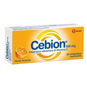 Cebion Portocală masticabilă Vitamina C 500 mg 20 Tablete