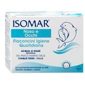 Isomar Isotonische Meerwasserlösung für die tägliche Hygiene, 20 Einzeldosisfläschchen à 5 ml