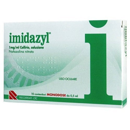 Imidazyl kapi za oči 10 jednodoznih bočica 1 mg/ml