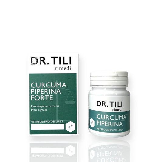 Curcuma e Piperina Forte 30 Capsule Dr.Tili