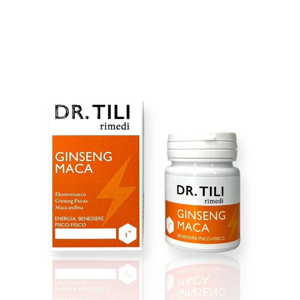 Energie Ginseng Maca Eleutherococcus 60 Tabletten Dr.Tili