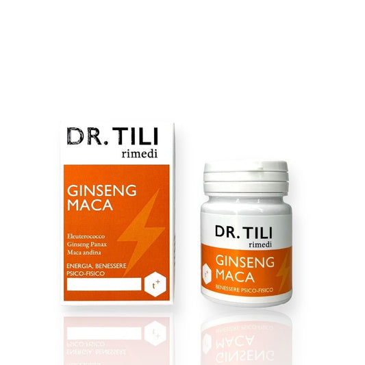 Energie Ginseng Maca Eleutherococcus 60 Tabletten Dr.Tili